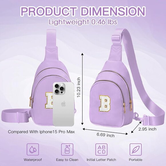 Versatile Sling Bag with Adjustable Strap - Ideal Gift for Girls Aged 7-13 - Picture 4 of 5